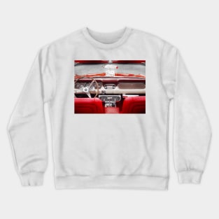 US American classic car 1965 mustang convertible interior Crewneck Sweatshirt